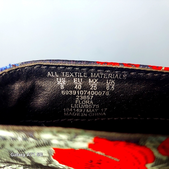 Metaphor Floral Embroidered Ankle Boots sz8 - Picture 7 of 11